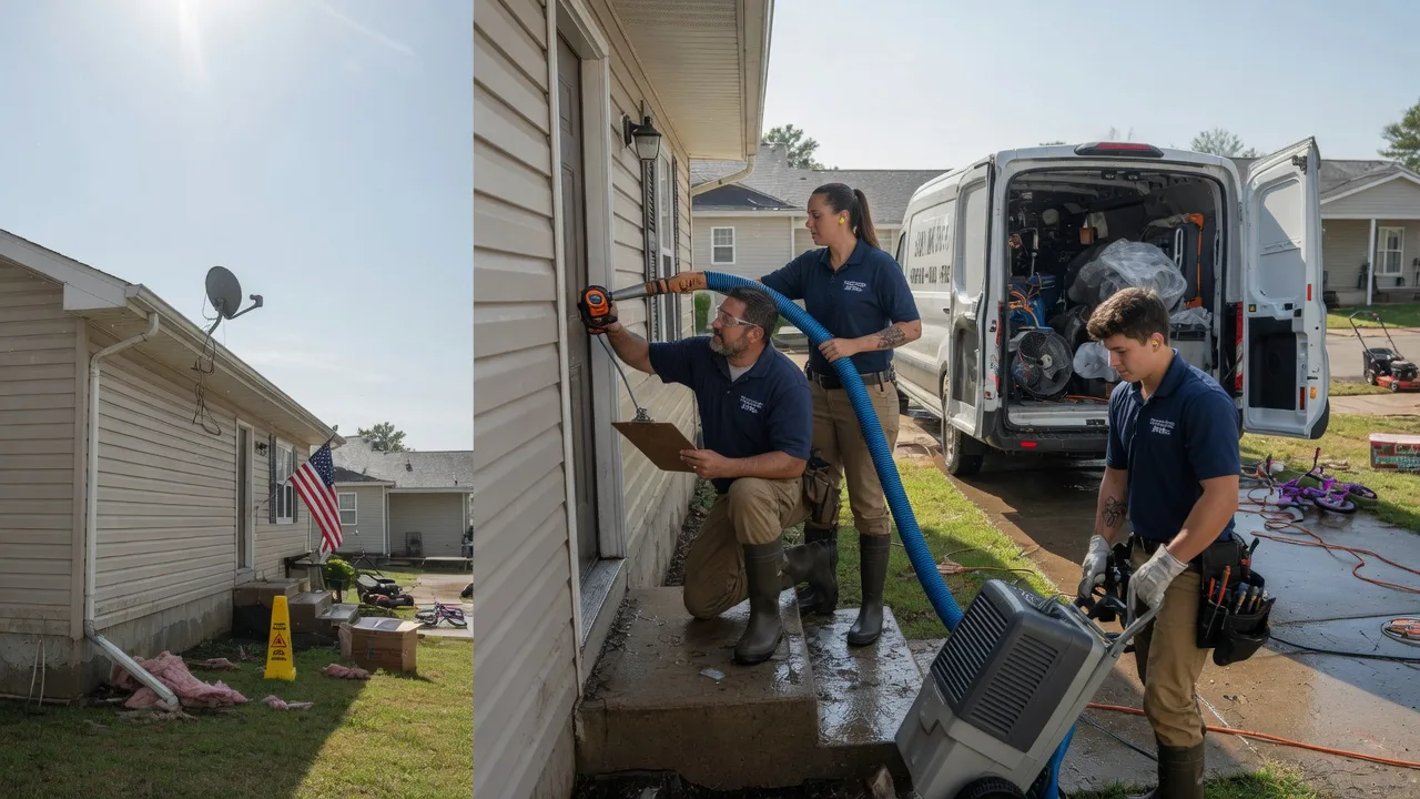 Ceiling Water Damage Restoration in Byron, IL near me